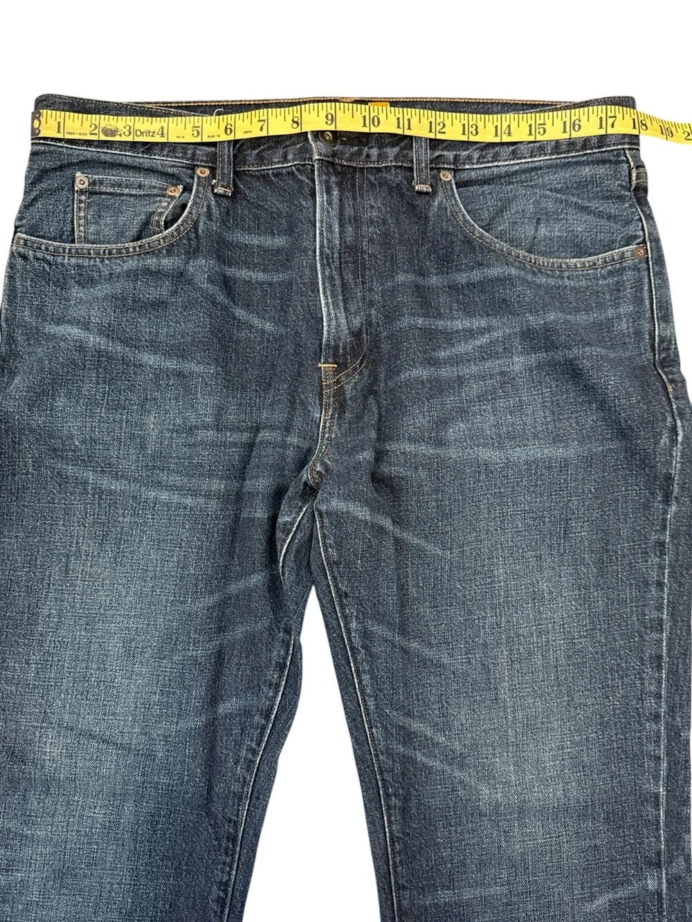 J. Crew Bootcut Jeans Men’s 36x32 Fits 36x31 Dark Wash 100% Cotton Denim